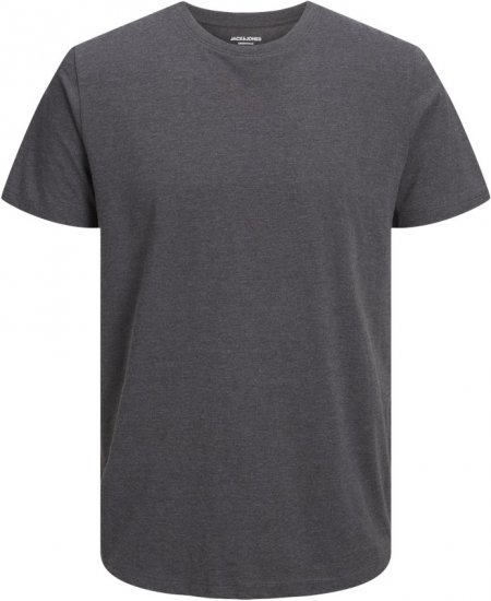 Jack & Jones ORGANIC T-Shirt Dark Grey Melange - Tricouri - Tricouri Bărbați Mărimi Mari