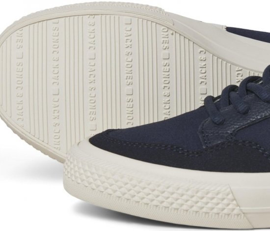 Jack & Jones Morden Canvas Special Sneakers Navy Blazer/MarshM - Bărbați pantofi 40-52 - 