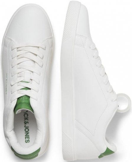 Jack & Jones Bosley Sneakers White/MEDIUM GREEN - Bărbați pantofi 40-52 - 