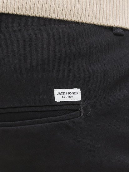 Jack & Jones Dave Chino Shorts Black - Pantaloni scurți - Pantaloni Scurți Mărimi mari Bărbați 