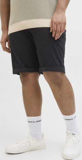 Jack & Jones Dave Chino Shorts Black - Pantaloni scurți - Pantaloni Scurți Mărimi mari Bărbați 