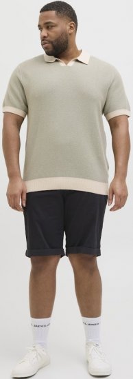 Jack & Jones Dave Chino Shorts Black - Pantaloni scurți - Pantaloni Scurți Mărimi mari Bărbați 