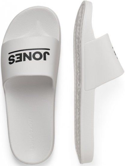 Jack & Jones Wollie Slippers White - Bărbați pantofi 40-52 - 