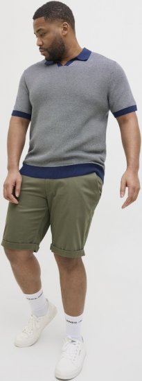 Jack & Jones Dave Chino Shorts Green - Pantaloni scurți - Pantaloni Scurți Mărimi mari Bărbați 