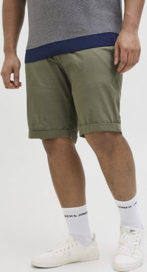 Jack & Jones Dave Chino Shorts Green - Pantaloni scurți - Pantaloni Scurți Mărimi mari Bărbați 