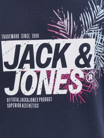  Jack & Jones Jaxon Crew Neck T-Shirt Sky Captain - Tricouri - Tricouri Bărbați Mărimi Mari