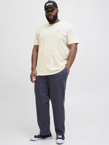 Jack & Jones Jackie Crew Neck T-Shirt Moonbeam - Tricouri - Tricouri Bărbați Mărimi Mari