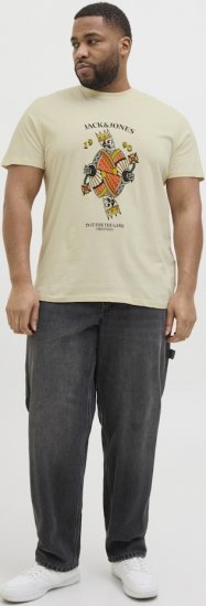 Jack & Jones Anatomy Skull Crew Neck T-Shirt Antique White - Tricouri - Tricouri Bărbați Mărimi Mari