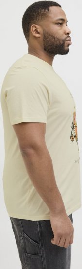 Jack & Jones Anatomy Skull Crew Neck T-Shirt Antique White - Tricouri - Tricouri Bărbați Mărimi Mari