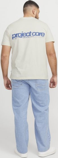 Jack & Jones Union Front & Back Print Crew Neck T-Shirt Yellow - Tricouri - Tricouri Bărbați Mărimi Mari