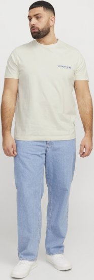 Jack & Jones Union Front & Back Print Crew Neck T-Shirt Yellow - Tricouri - Tricouri Bărbați Mărimi Mari