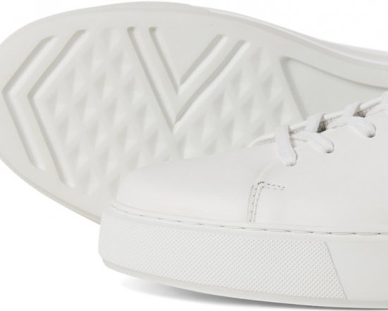 Jack & Jones Stockholm Leather Sneakers Bright White/Leather - Bărbați pantofi 40-52 - 