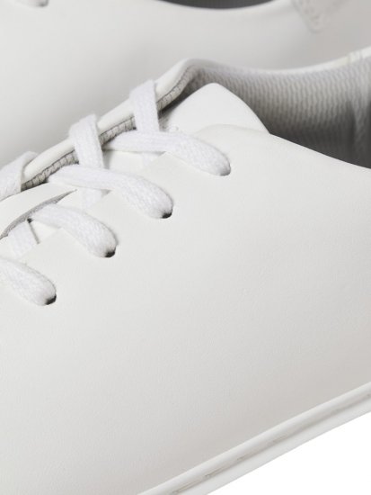 Jack & Jones Stockholm Leather Sneakers Bright White/Leather - Bărbați pantofi 40-52 - 