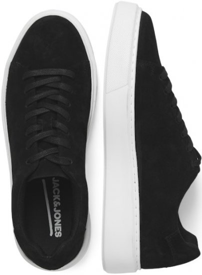 Jack & Jones Stockholm Leather Sneakers Black/Suede - Bărbați pantofi 40-52 - 