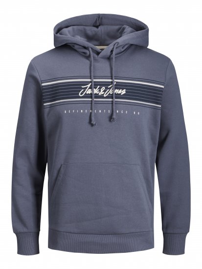 Jack & Jones JJLEO SWEAT Hoodie Gray - Pulovere & hanorace - Pulovere & Hanorace Bărbați Mărimi Mari