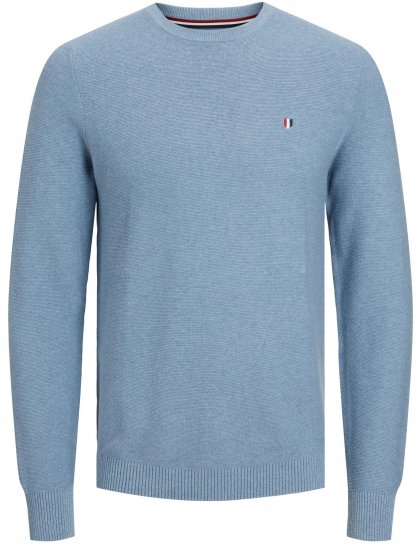 Jack & Jones JPRBLUROY Knitted Sweater Faded Denim - Pulovere & hanorace - Pulovere & Hanorace Bărbați Mărimi Mari