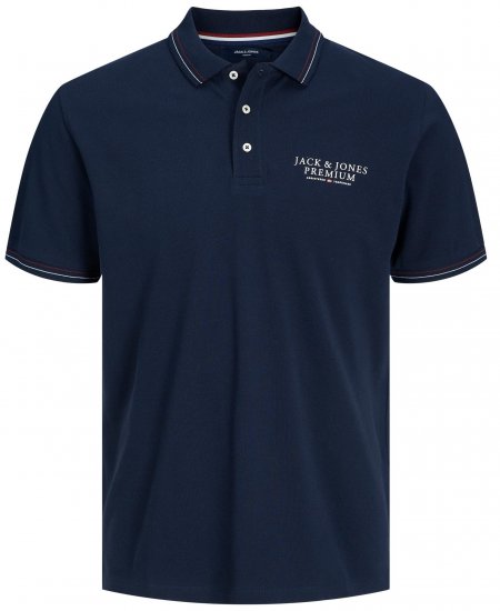 Jack & Jones JPRBLUARCHIE Polo Navy Blazer - Tricouri polo - Tricouri Polo Bărbați Mărimi Mari