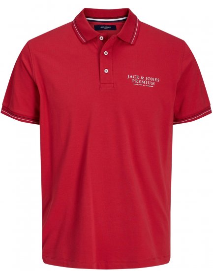 Jack & Jones JPRBLUARCHIE Polo Scarlet Smile - Tricouri polo - Tricouri Polo Bărbați Mărimi Mari