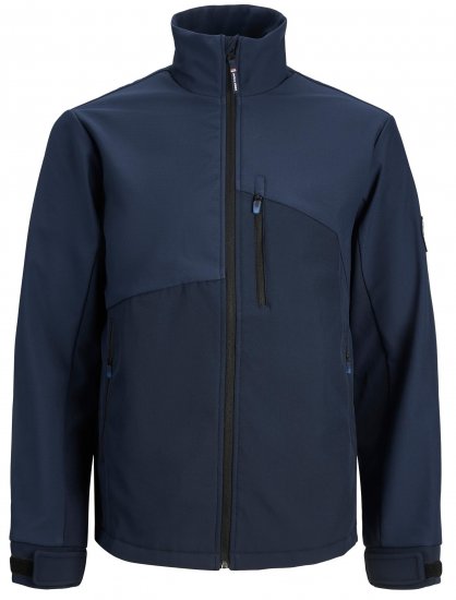 jack & Jones JCOARC Softshell Jacket Navy - Geci - Geci Bărbați Mărimi Mari