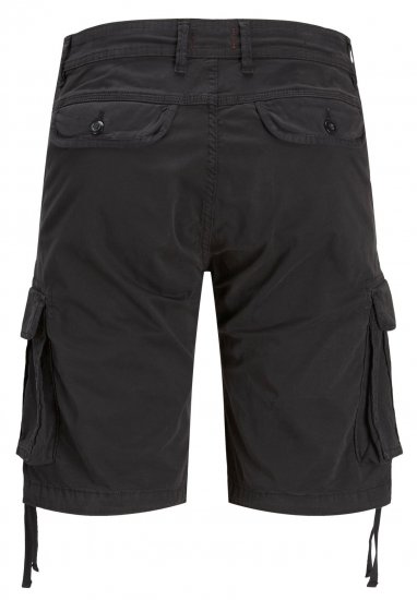 jack & Jones JPSTZEUS Cargo Shorts Black - Pantaloni scurți - Pantaloni Scurți Mărimi mari Bărbați 