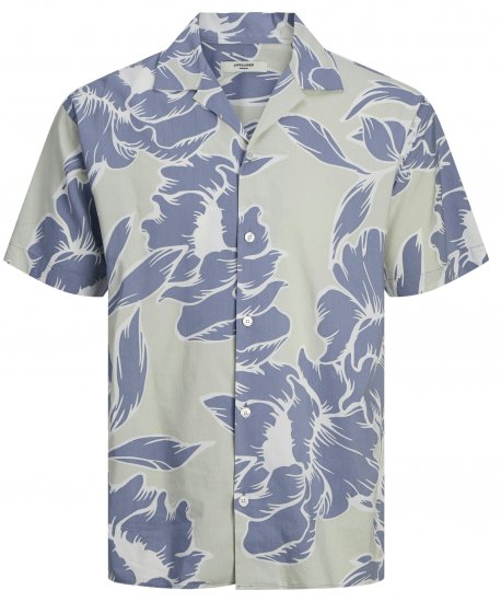 Jack & Jones JPRBLAPALMA RESORT Shirt Green Tint - Cămăși - Cămăși Bărbați Mărimi Mari