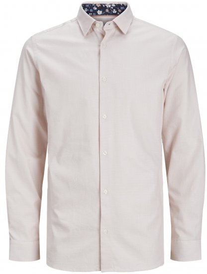 Jack & Jones JPRBLANORDIC DETAIL Shirt Café Crème - Cămăși - Cămăși Bărbați Mărimi Mari