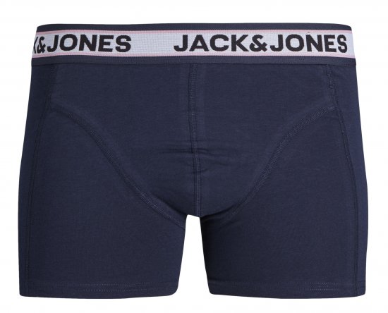 Jack & Jones JACMARCO SOLID Trunks 3-Pack Coronet Blue - Lenjerie intimă & costum baie - Lenjerie Intimă Bărbați Mărimi Mari