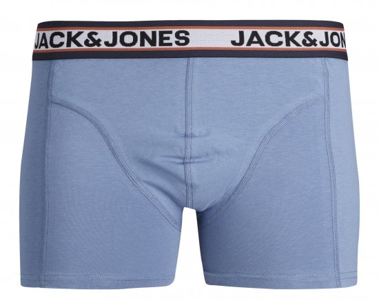Jack & Jones JACMARCO SOLID Trunks 3-Pack Coronet Blue - Lenjerie intimă & costum baie - Lenjerie Intimă Bărbați Mărimi Mari