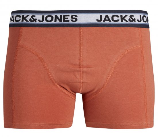 Jack & Jones JACMARCO SOLID Trunks 3-Pack Coronet Blue - Lenjerie intimă & costum baie - Lenjerie Intimă Bărbați Mărimi Mari