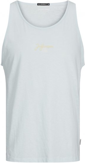 Jack & Jones JORARUBA BRANDING TANK TOP Skylight - Tricouri - Tricouri Bărbați Mărimi Mari