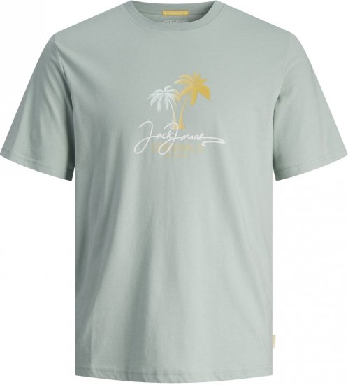 Jack & Jones JORCASEY T-Shirt Crew Neck Gray Mist - Tricouri - Tricouri Bărbați Mărimi Mari