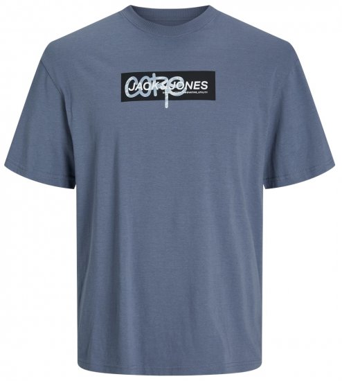 Jack & Jones JCOSUMMER PRINT T-Shirt Flint Stone - Tricouri - Tricouri Bărbați Mărimi Mari