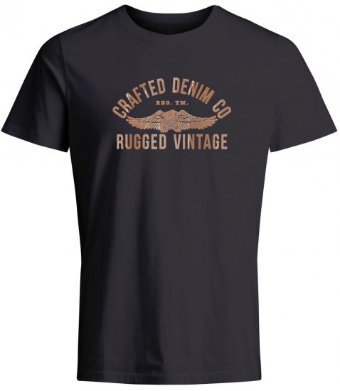 Jack & Jones JPRBLUOLLIE T-shirt Dark Navy - Tricouri - Tricouri Bărbați Mărimi Mari