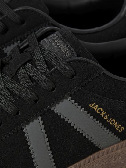 Jack & Jones Kirk International Campaign Sneakers Black/Asphalt - Bărbați pantofi 40-52 - 