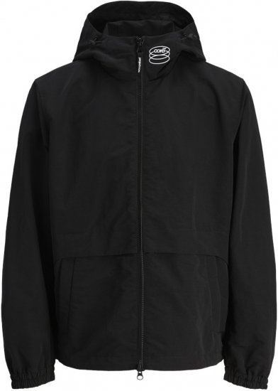 Jack & Jones Union Shell Jacket Black - Geci - Geci Bărbați Mărimi Mari