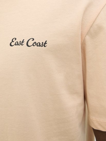 Jack & Jones Zekiel Crew Neck T-Shirt Peach Parfait - Tricouri - Tricouri Bărbați Mărimi Mari