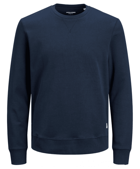 Jack & Jones Basic Sweatshirt Navy Blazer - Pulovere & hanorace - Pulovere & Hanorace Bărbați Mărimi Mari