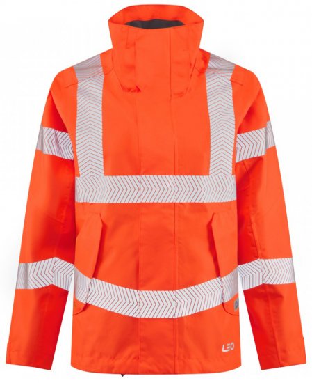 Leo Rosemoor EcoViz 15K Performance+ Breathable Women's Jacket Hi-Vis Orange - Haine de lucru - 