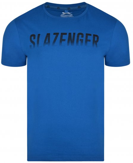 Slazenger Jonathan T-shirt Blue - Tricouri - Tricouri Bărbați Mărimi Mari