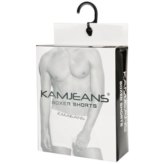 Kam Jeans Boxershorts Black and Navy 2-Pack - Lenjerie intimă & costum baie - Lenjerie Intimă Bărbați Mărimi Mari