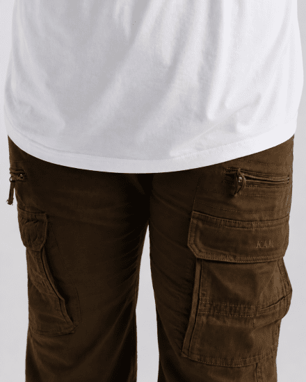 Kam Jeans Cargo pants Khaki - Blugi & pantaloni - Blugi & Pantaloni Bărbați Mărimi Mari
