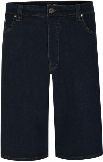 Kam Jeans 101 Stretch Jean Shorts Indigo - Pantaloni scurți - Pantaloni Scurți Mărimi mari Bărbați 