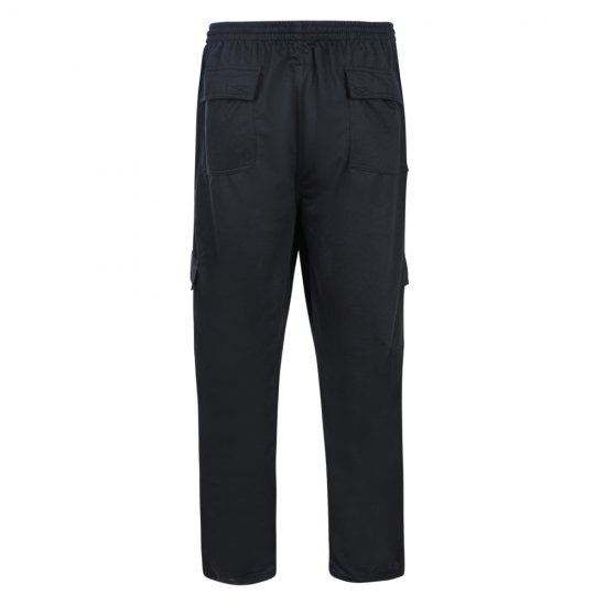 Kam Jeans Cargopocket Joggers "Lightweight" Black - Pantaloni trening - Pantaloni Trening Bărbați Mărimi Mari