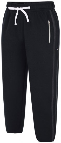 Kam Jeans 239 Stripe Jogger Black - Pantaloni trening - Pantaloni Trening Bărbați Mărimi Mari