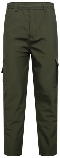 Kam Jeans 245 Pantaloni softshell cu talie elastică kaki - Blugi & pantaloni - Blugi & Pantaloni Bărbați Mărimi Mari