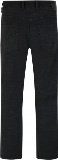 Kam Jeans 264 Slub Weave 5 Pocket Stretch Pants Charcoal - Blugi & pantaloni - Blugi & Pantaloni Bărbați Mărimi Mari