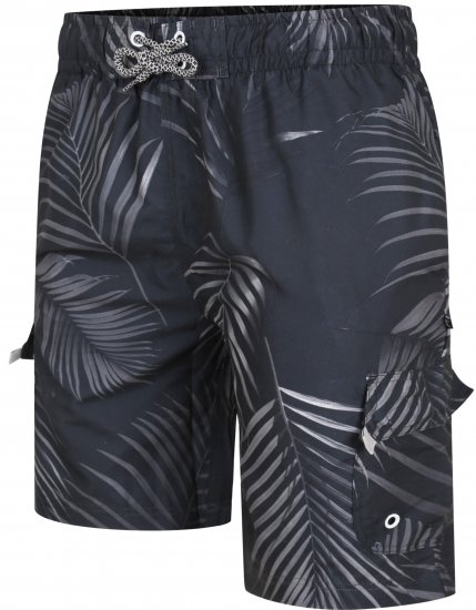 Kam Jeans 3002 Leaf Print Cargo Swimshorts - Lenjerie intimă & costum baie - Lenjerie Intimă Bărbați Mărimi Mari