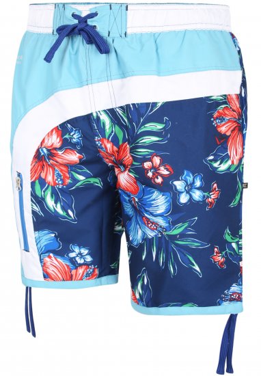 Kam Jeans 3003 Floral Panel Board Swimshorts - Lenjerie intimă & costum baie - Lenjerie Intimă Bărbați Mărimi Mari