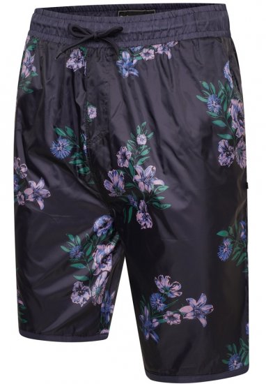 Kam Jeans 3005 Floral Print Swimmers Navy - Lenjerie intimă & costum baie - Lenjerie Intimă Bărbați Mărimi Mari