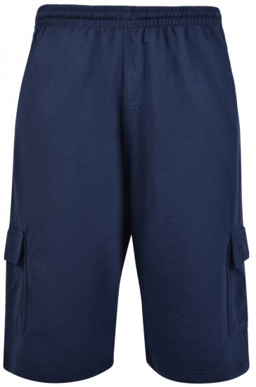 Kam Jeans Cargo Joggers shorts Navy - Pantaloni trening - Pantaloni Trening Bărbați Mărimi Mari